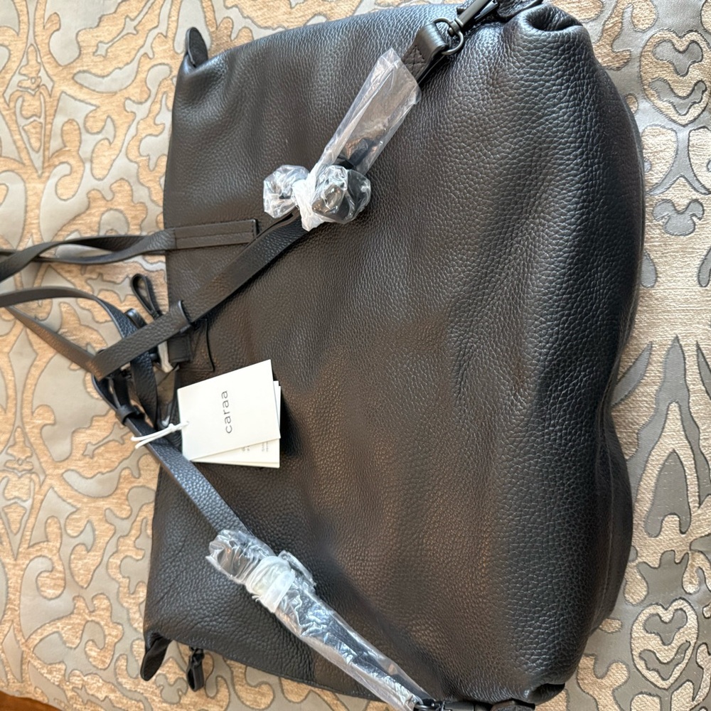 Caraa Black Tote Bag